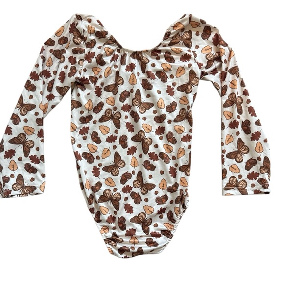 Karolina and Sophia Other - Butterfly Print Dance Leotard Fall Colors by Karolina and Sophia Size 7-8 NWT